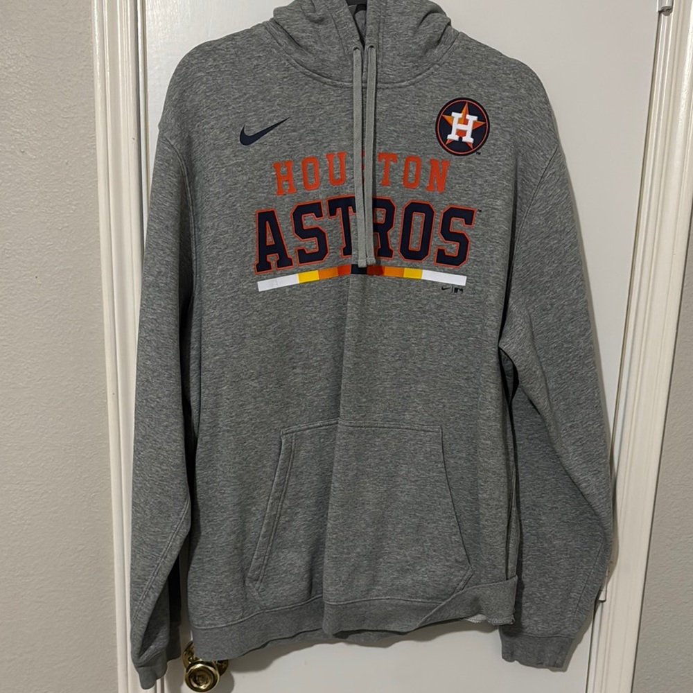 Nike Houston Astros Gray Hoodie